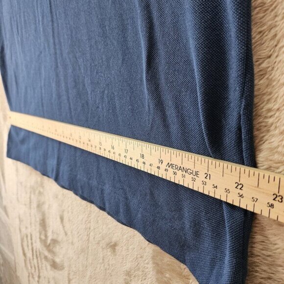 Lacoste Polo Shirt Crocodile Logo Blue 100% Cotton Short Sleeve Mens Size 6 Golf - Picture 5 of 10